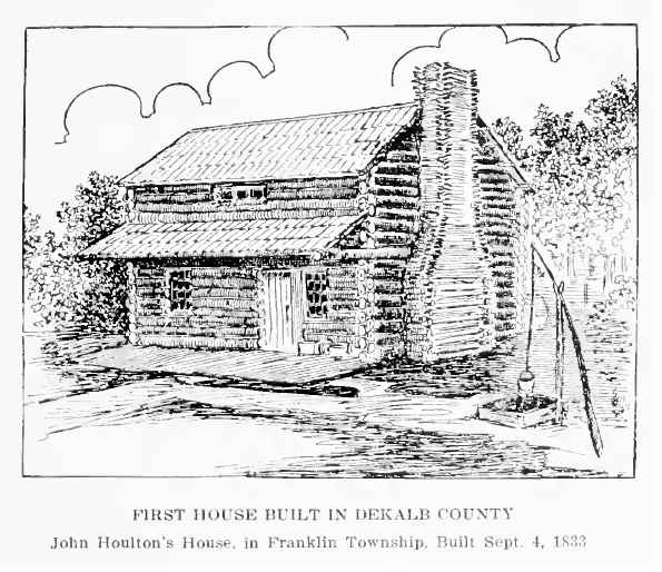John Houlton's house in Franklin Township built in 1833.